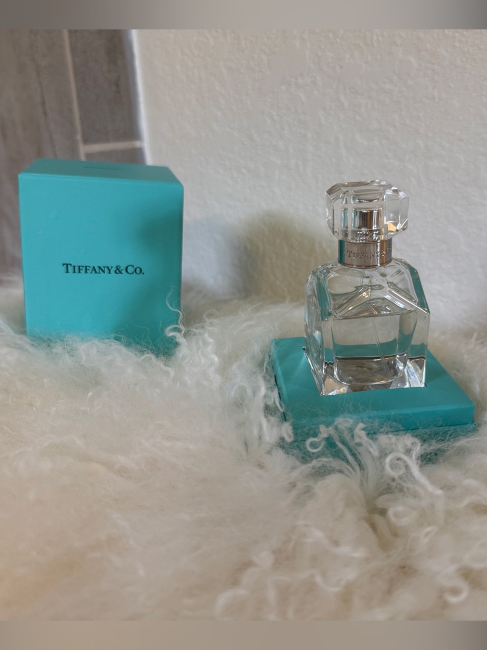 Authentic Tiffany & Co. Sheer Crystal EDT Bottle with Signature Blue Box